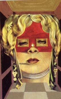 Salvador Dali : Mae West's Face which May Be Used as a Surrealist Apartment